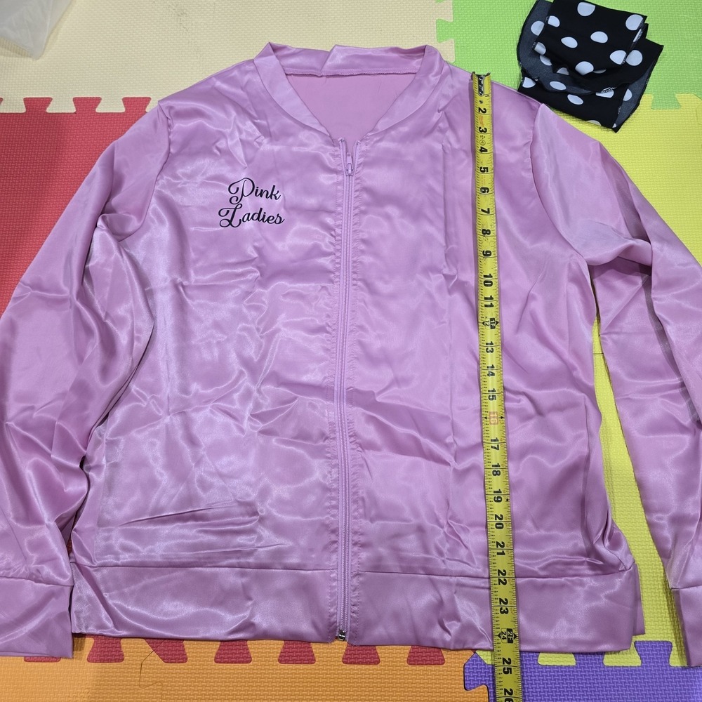 Grease Pink Ladies Costume Jacket - Size 3XL - Satin Style Bomber -...
